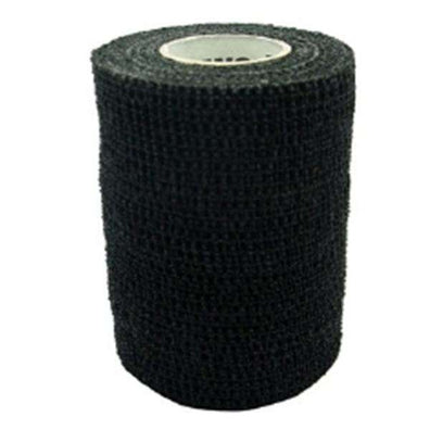 Bandage CoFlex Compression Elastic 1"x5yd Latex Non-Sterile Cohesive Black 30/Bx - Surgical Supplies NY